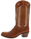 14144 DEBORA Ladies Western Boots Brown Thumbnail