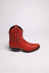 2374 Damen Rot Westernstiefelette Thumbnail