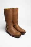 44330 BIKER BOOTS Unisex Biker Boots Brown Thumbnail