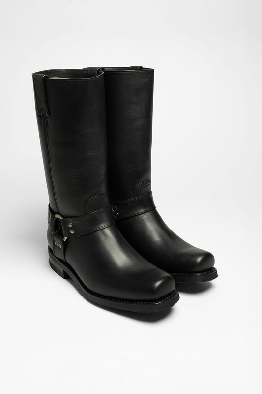 44330 BIKER BOOTS Black biker boots - rubber sole