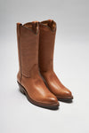 LISO brown leather boots Thumbnail