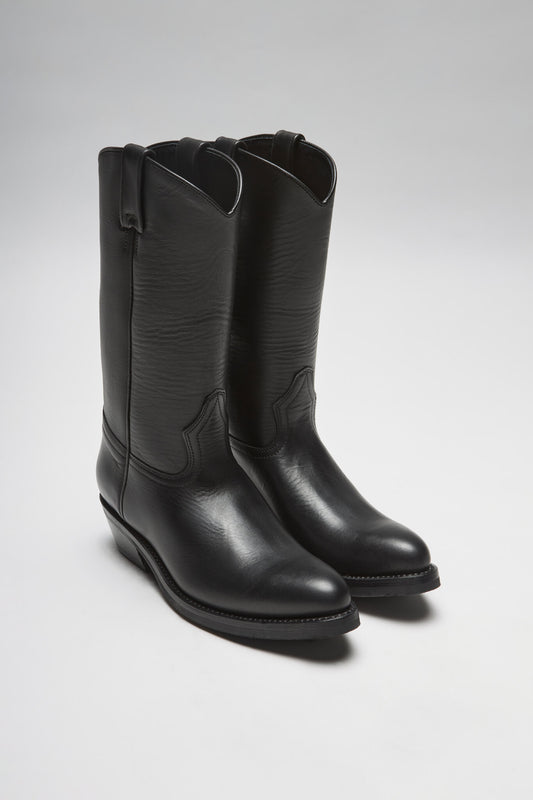 LISO unisex leather boots black