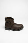 43479 LOW ENGINEER Dark brown engineer ankle boots - steel toe Thumbnail