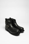 43479 LOW ENGINEER Black engineer ankle boots - steel toe Thumbnail