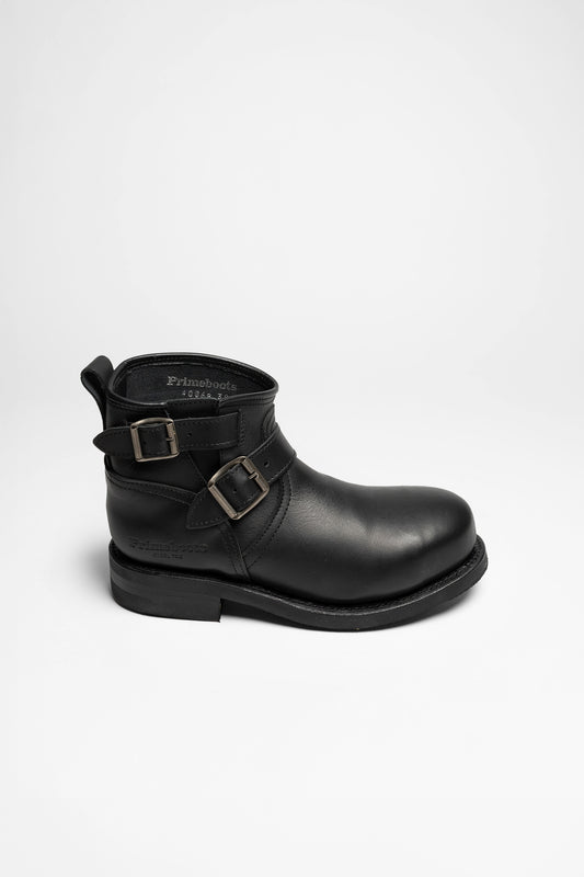 Seitenansicht Primeboots 43479 LOW ENGINEER Black engineer ankle boots - steel toe