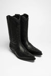 670 Men's Cowboy Boots Black Thumbnail