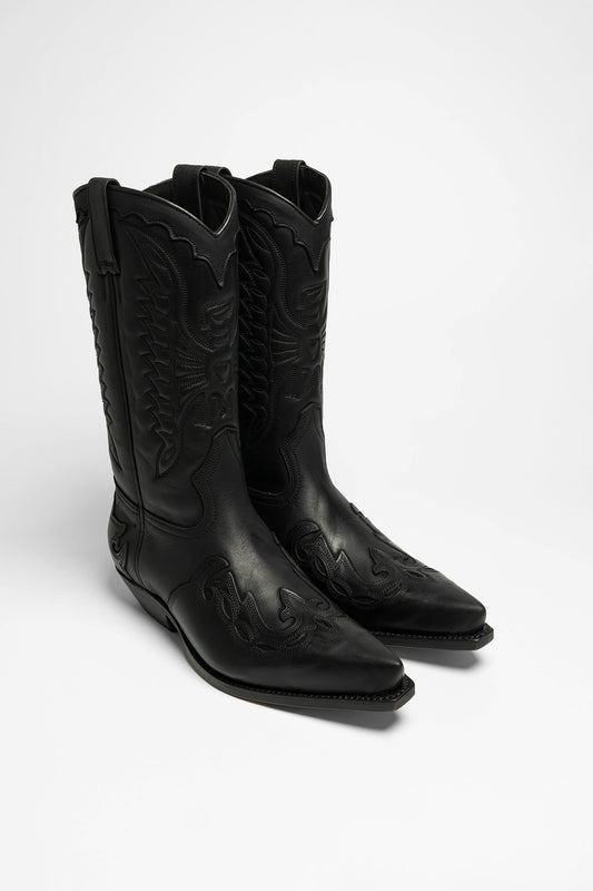 670 Men's Cowboy Boots Black