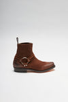 B2650BF Brown Biker Ankle Boots Thumbnail