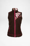 LW00136 Brown MOPink women's fleece vest Thumbnail