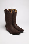 BU1005 MB FIVE Brown Western Boots - Rubber Sole Thumbnail