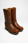 8833 BLUES ROEL Brown Biker Boots Thumbnail