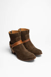 15436 SARA Damen Lederstiefelette Braun Thumbnail