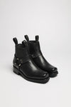 44330 LOW BIKER biker ankle boots black Thumbnail