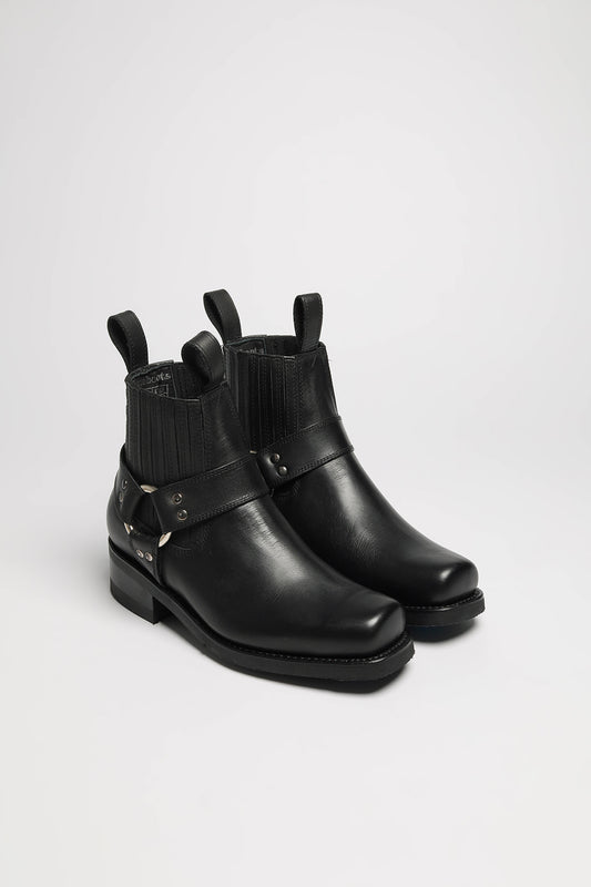 44330 LOW BIKER biker ankle boots black