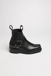 44330 LOW BIKER biker ankle boots black Thumbnail