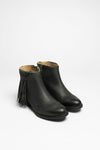 CAMIL Damen Schwarz Lederstiefelette Thumbnail