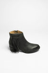 CAMIL Damen Schwarz Lederstiefelette Thumbnail