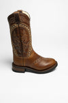 8325M PALM Ladies Western Riding Boots Brown - Lambskin Lining  Thumbnail