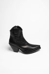 15521 GORCA Women's Western Ankle Boots Black Thumbnail