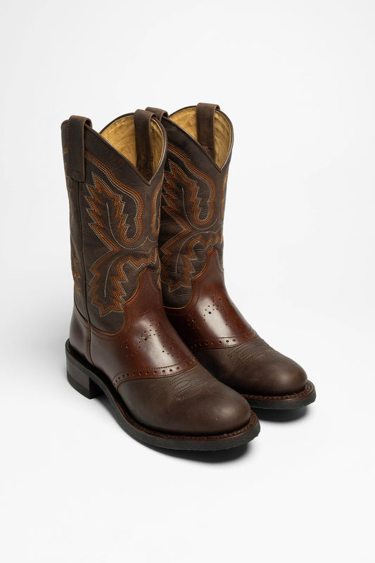 5357 PALM Ladies Western Riding Boots Brown