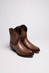 2374 Damen Westernstiefelette Braun Thumbnail