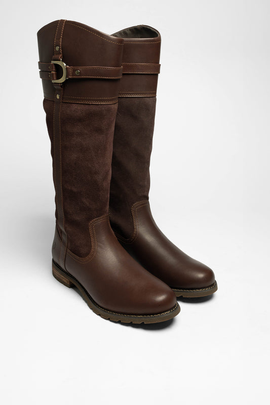 LOXLEY H2O Ladies Riding Boots Brown - Waterproof