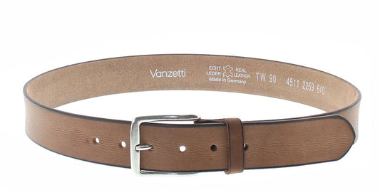 Seitenansicht Vanzetti V4511-640 Unisex Ledergürtel Cognac