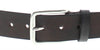 V4511-680 Unisex Dunkelbraun Ledergürtel Thumbnail