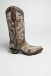 A3753 Damen Westernstiefel Braun Thumbnail