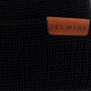 97492 MERINO WOOL KNIT CAP Men's Black Wool Hat  Thumbnail