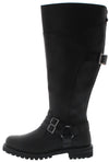 D84325 LOMITA Schwarz Damen Engineerstiefel Thumbnail