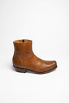 7826 58 SAM Men's Leather Ankle Boots Brown Thumbnail