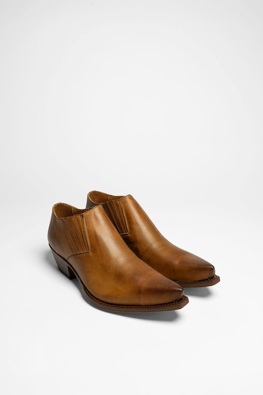 4133 CUERVO WEST Brown Western Shoes - Tang