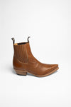 1692 CUERVO WEST Men's Western Ankle Boots Brown Thumbnail