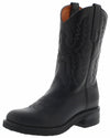 11615 LAM Men's Western Riding Boots Black Thumbnail