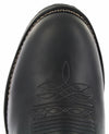 11615 LAM Men's Western Riding Boots Black Thumbnail