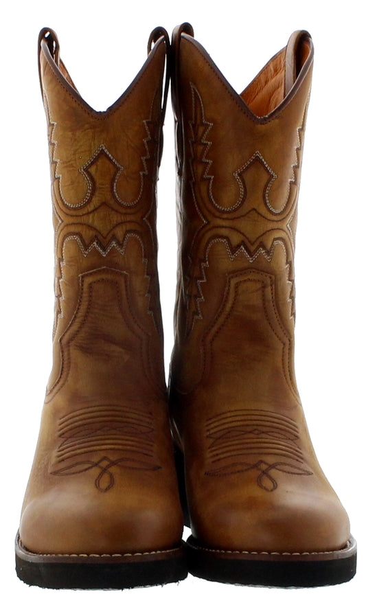 Seitenansicht Sendra 11615 PALM Damen Braun