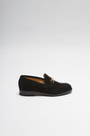 CHLOE Women's Loafer Suede Black Thumbnail