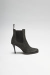 EVA II Women's Grey Leather Ankle Boots Thumbnail