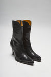 BRAVO Damen Piton Schwarz Stiefelette Thumbnail