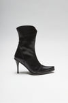 BRAVO Women's Piton Black Ankle Boots Thumbnail