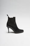 EVA II Women's Black Leather Ankle Boots Thumbnail