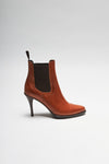 EVA II women's brown leather ankle boots Thumbnail