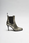 EVA II Women's Mamba Gold Leather Ankle Boots Thumbnail