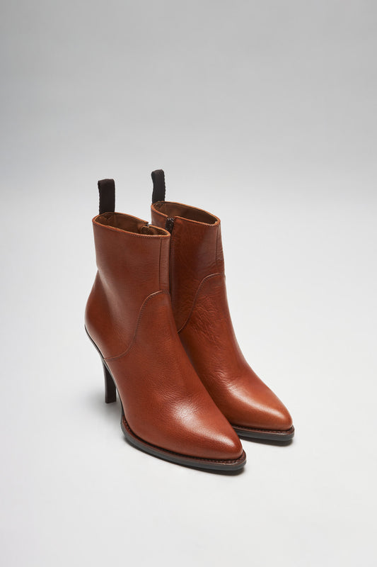 FB Fashion Boots EVA women's brown leather ankle boots