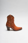 ALABAMA Women's Brown Western Ankle Boots Thumbnail