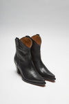 ALABAMA Damen Schwarz Westernstiefelette Thumbnail