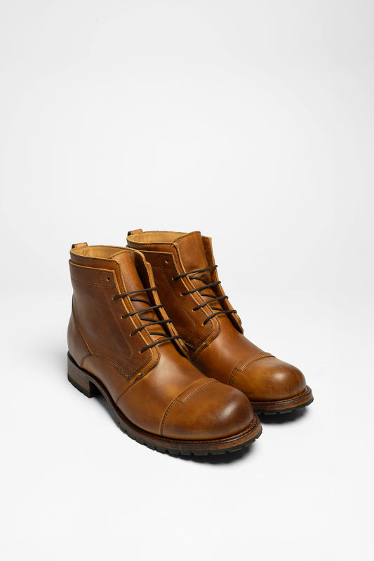 10661 MIGHTY Men's Lace-Up Boots Brown