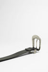 V5611-790 Ladies Black Leather Belt Thumbnail