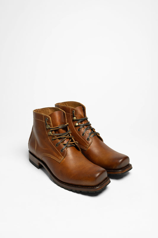 10604 358 Men's Brown Lace-up Boots